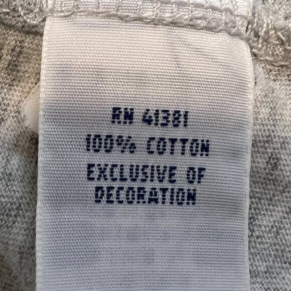 Polo by Ralph Lauren Men's XXL Long Sleeve Shirt Gray Crewneck Logo Casual Tee - Picture 7 of 9